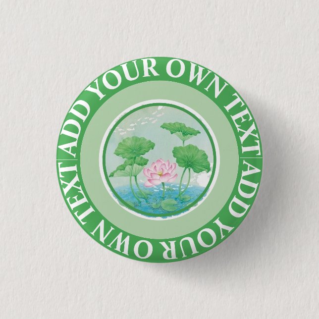 Customisable Round Button (Front)