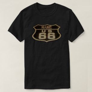 Customisable Route 66 Vintage Sign T-Shirt