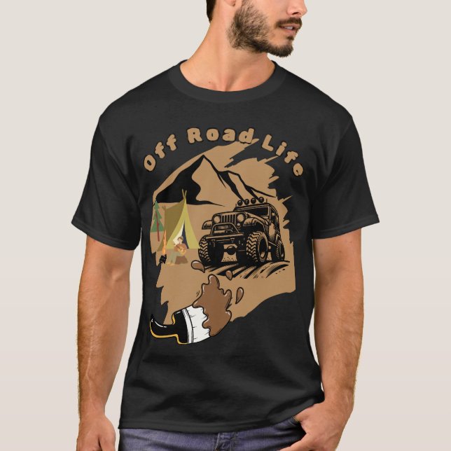 Customisable Rubicon Off-Road Adventure T-Shirt (Front)