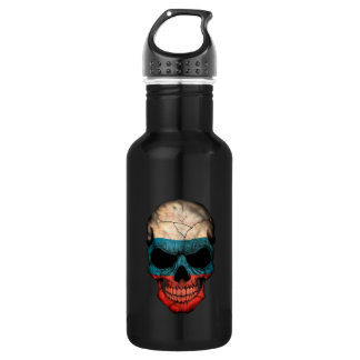 Customisable Russian Flag Skull 532 Ml Water Bottle