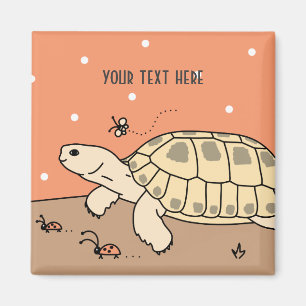 Customisable Russian Tortoise Magnet