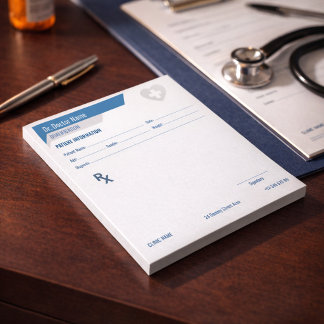 Customisable RX Pad for Doctors - Prescription Pad