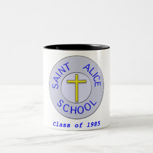 Customisable Saint Alice School Colour Class of Two-Tone Coffee Mug