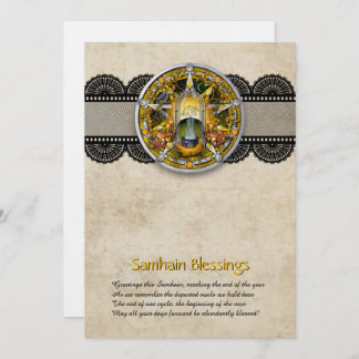 Customisable Samhain Greeting Card