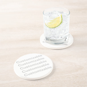 Customisable Sandstone Coaster