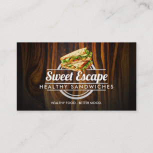 Customisable Sandwiches business cards