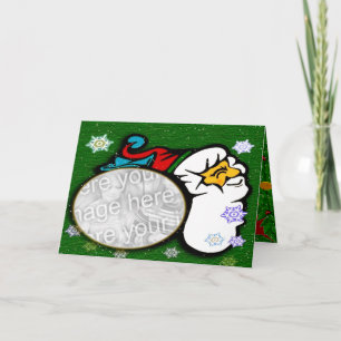 Customisable Santa Claus Card