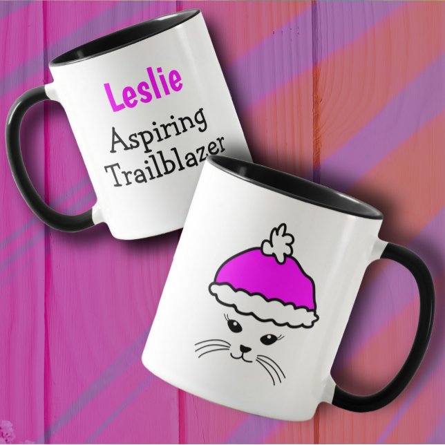Customisable Sassy Cat Trailblazer Mug (Creator Uploaded)
