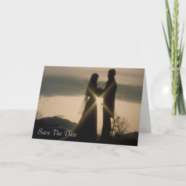 Customisable Save The Date Greeting Cards (Front)
