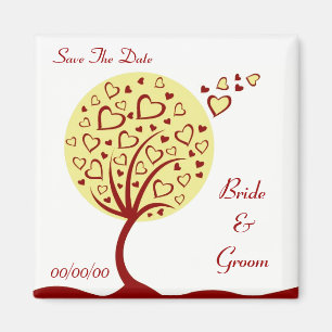 Customisable Save The Date Magnet