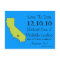 Customisable Save the Date State - CALIFORNIA