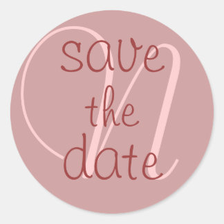 Customisable Save the Date Stickers