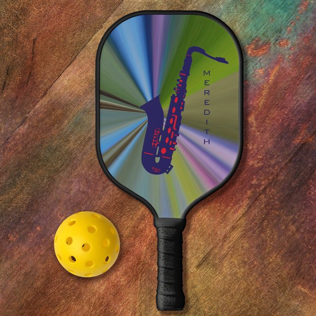   Customisable Saxophone Modern Musical Instrument Pickleball Paddle (Creator Uploaded)