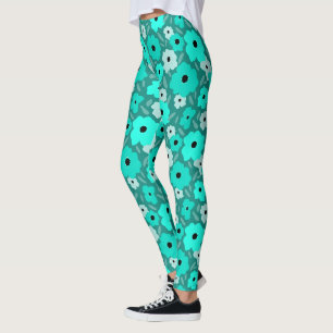 Customisable Scandinavia Doodle flower Leggings