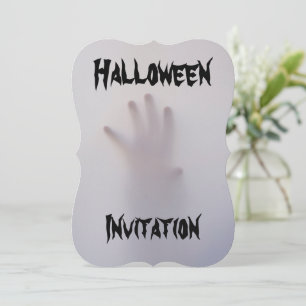 Customisable Scary Halloween invitation