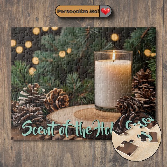 Customisable Scent of the Holidays Jigsaw Puzzle (Customizable Scent of the Holidays Jigsaw Puzzle)