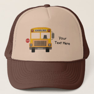 Customisable School Bus Trucker Hat