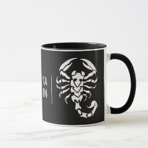 Customisable - Scorpion and Your Initials Ver.2 Mug