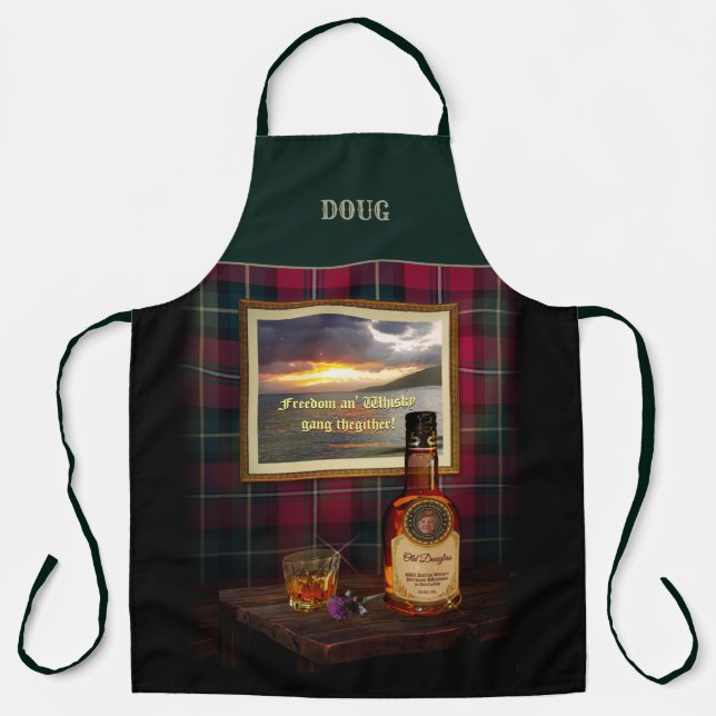 (Customisable) Scotch Whisky Apron (Front)