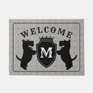 Customisable Scottish Terrier Doormat