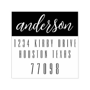 Customisable Self Inking 1.5"x1.5" Stamp Template