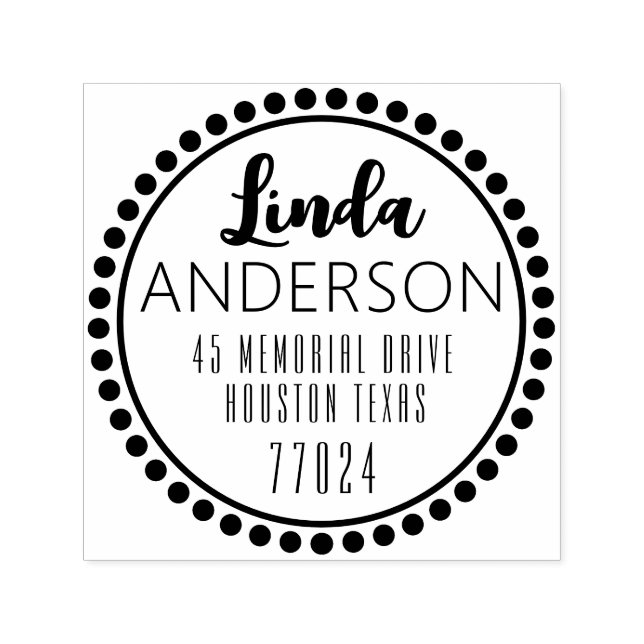 Customisable Self Inking 1.5"x1.5" Stamp Template (Design)