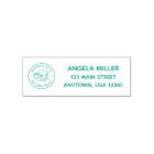 Customisable Self Inking Address Stamp with Logo
