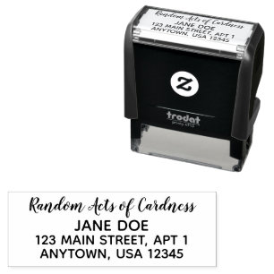 Customisable Self Inking Return Address Stamp