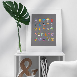 Customisable Sesame Street Alphabet Poster
