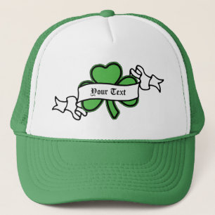 Customisable Shamrock St. Patrick's Day Trucker Hat