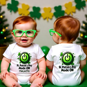Customisable Shamrock Startup Baby Bodysuit