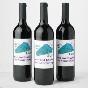 Customisable Shout Out Wine Label