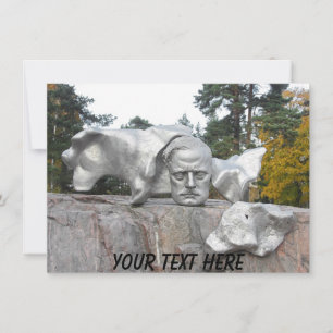 Customisable Sibelius Park, Helsinki, Finland card