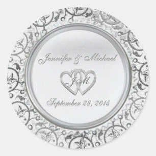 Customisable Silver Foil Sticker