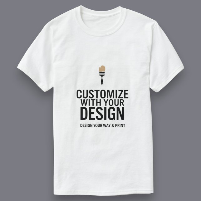 Customisable Simple Blank Business Corporate T-Shirt (Creator Uploaded)