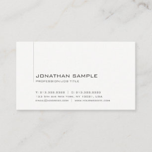 Customisable Simple Modern Professional Template Business Card