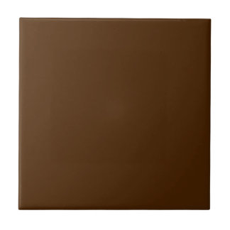 Customisable Simple Red Brown Tile