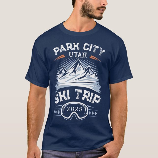 Customisable Ski Trip T-shirt (Front)