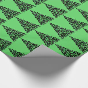 Customisable Skull Trees Wrapping Paper