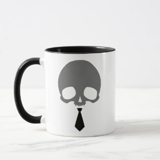 Customisable Skull with Tie Mug