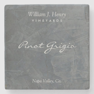 Customisable Slate Stone Wine Coasters