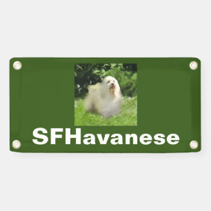 Customisable Small Havanese Banner