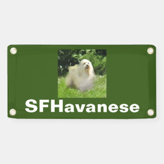 Customisable Small Havanese Banner