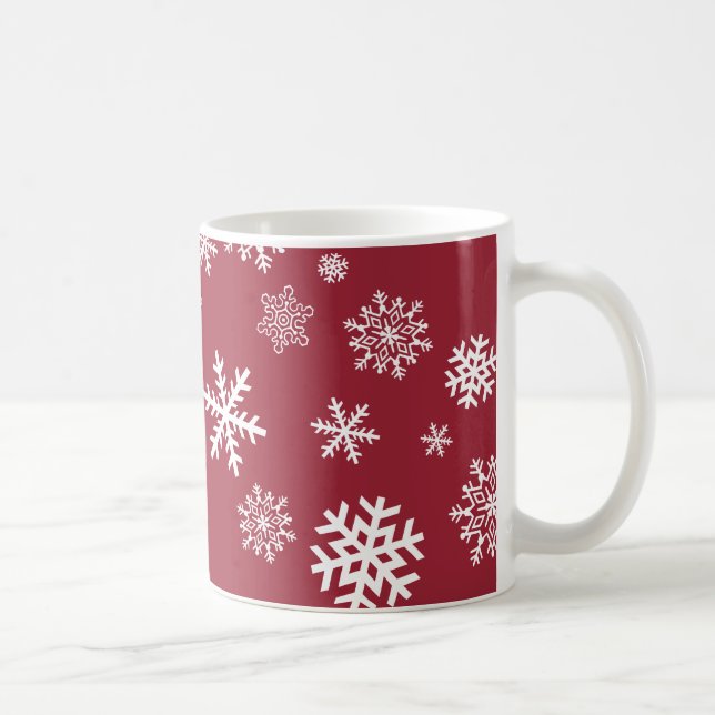 Customisable Snowflakes Coffee Mug (Right)