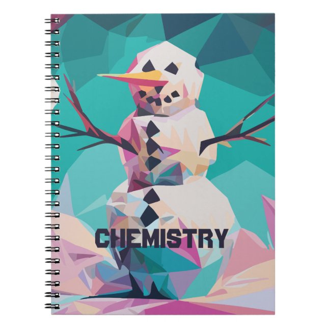 Customisable Snowman Notebook (Front)