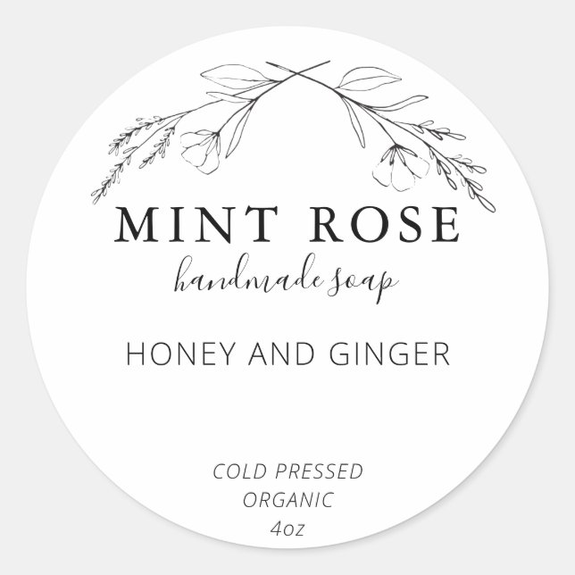 Customisable Soap Labels (Front)