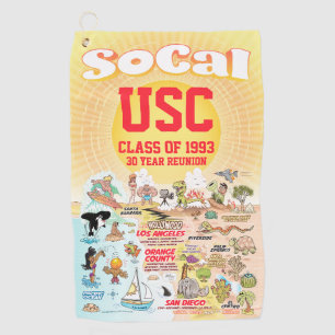 Customisable SoCal Golf Towel