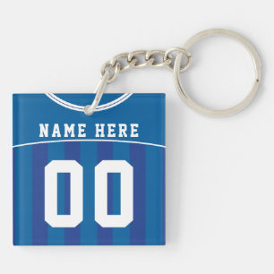 Customisable Soccer Jersey Keyring, Football Key Ring