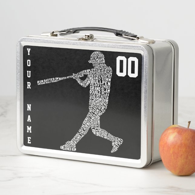 Customisable Softball Baseball Lunch Box (In Situ)