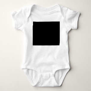 Customisable solid colour baby bodysuit